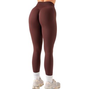 Slep-Legging De Sport Pour Femme - Scrunch Butt Push Up - Sans Coutures - Taille Haute - Opaque - Pantalon De Sport - Élastique - Opaque - Pantalon De Yoga Pour Le Sport Et La Vie Quotidienne - Neuf