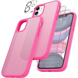 5 En 1 Coque Pour Iphone 17 Avec 2 Verre Tremp&eacute; Et 2 Cam&eacute;ra Protecteur, [Coussin D'air Int&eacute;gr&eacute;] Antichoc Antirayures Bumper Protection Housse Pour Iphone 17 6.3"", Transparent - Neuf