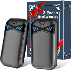 Chaufferette Main Rechargeable,2Pcs Chauffe Main Electrique 7000Mah 36 Hrs De Chauffage Avec Écran Lcd,Chaufferette Reutilisable 3 - Neuf