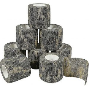 8 Rouleaux De Ruban Adh&eacute;sif Camouflage, Ruban Adh&eacute;sif M&eacute;dical, Ruban Adh&eacute;sif &Eacute;lastique Pour La Chasse Et Le Sport En Plein Air, 5 Cm - Neuf
