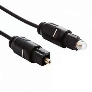 Câble Audio Optique Numérique pour Toslink Plaqué Or 1m 15m 2m 3/5m 10m 15m 20m SPDIF MD DVD Câble Plaqué Or Haute Qualité 2 - Neuf