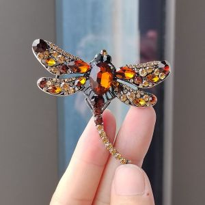 Broche Libellule En Acrylique, 4,7 X 3,3 Cm, Pour V&ecirc;tements Et Corsage De Femme - Neuf