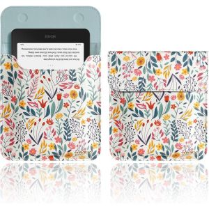 Housse 7 Pouces pour Kindle Oasis (10e G&eacute;n&eacute;ration 2019/9e G&eacute;n&eacute;ration 2017),Housse de Protection,Pochette de Transport pour Kindle E-Reader/Liseuse,Fleur - Neuf