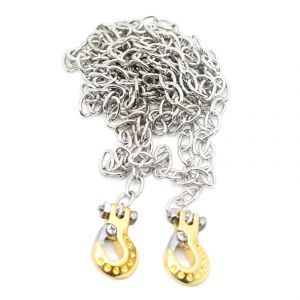 1/10 Rc Cha&icirc;ne de remorquage de voiture sur chenilles compatible avec Trx4 Axial Scx10 90046 Jaune - Neuf