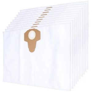 Blanc - Sacs à aspirateur synthétiques 10 pièces pour DEXTER POWER 1500W Graphite 1500W 59G607 MacAllister 1400-30L Parkside PNTS 1250 - - Neuf