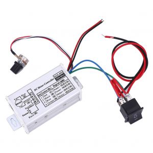Controleur de vitesse de moteur a courant continu PWM avec rotation avant/arriere CW/CCW, regulateur DC 9-60 V 20 A - Neuf