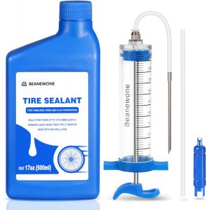 Subzonal-Liquide Pr&eacute;ventif Tubeless, 500ml Liquide Anti Crevaison Et Seringue Tubeless Velo Pour L'injection Directe De Produits D'&eacute;tanch&eacute;it&eacute; Durables Dans Les Pneus De Vtt Et De V&eacute;lo De Route - Neuf