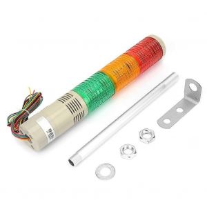 220VAC Voyant d'avertissement de la machine Indicateur LED Signal d'attention Lumière constante - Neuf