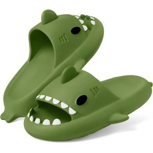Kalanka-Claquettes De Requin Femme Homme Été Chaussons De Piscine Et Plage Pantoufles Antidérapant Shark Cloud Slippers Semelles Épaisses Intérieur Et Extérieur - Neuf