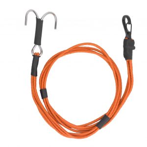 Sangle de treuil cinétique sur chenilles RC, sangle de corde de remorque de remorquage de sauvetage élastique avec crochets pour voiture RC 1/10 1/8 Orange - Neuf
