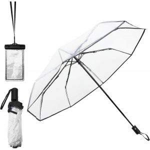 Parapluie transparents, transparent, parapluie pliant, parapluie de poche automatique, parapluies, parapluies transparent cloche - Neuf