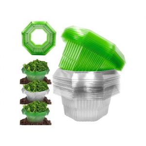 Lot De 20 Colliers Anti-Limaces Protection Plantes R&eacute;utilisable En Plastique Durable Barri&egrave;re Physique &Eacute;cologique Jardin Potager - Neuf