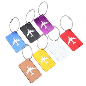 éTiquettes De Sac à Bagages De Voyage En Alliage D'aluminium, éTiquettes D'identification, Accessoires De Voyage, 7 PièCes/Ensemble - Neuf