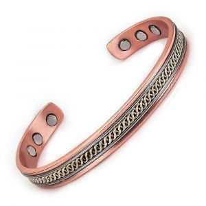 Les Bracelets De Guérison Magnétiques Originaux En Cuivre Pur - Ajustables - Pour Femme Ou Homme - Neuf