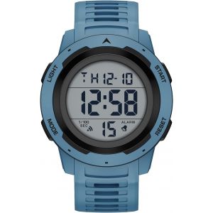 Montre De Sport Numérique Étanche Pour Homme-Grand Écran Facile À Lire-Style Militaire Avec Bracelet En Caoutchouc.[J126] - Neuf