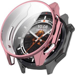 Étui Tpu Souple Rose Pour Oneplus Watch 3 / Oppo Watch X2 - Protection Intégrale Anti-Rayures Avec Accès Charge Et Boutons - Neuf