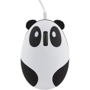Souris filaire dessin animé panda forme mini souris nouveauté souris d'ordinateur portable unique petite souris de bureau souris d'ordinateur portable souris d'ordinateur portable - Neuf