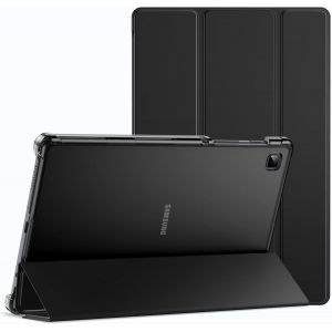 Coque Pour Samsung Galaxy Tab A7 Lite 8,7 Pouces 2021 (Sm-T227/T225/T220), Pas Pour Galaxy Tab A7, Fine Translucide Arrière Trifold Folio Support Protecteur Tablette Housse Étui (Noir).[F1602] - Neuf
