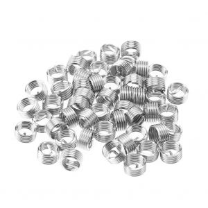 Inserts filetes helicoidaux en acier inoxydable SS304 M12 (M12 x 1,75 x 1 D, 50 pieces) - Neuf