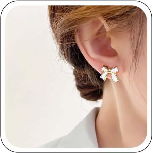 Kal-Boucles D'oreilles Noeud Papillon Boucles D'oreilles Noeud Papillon Boucles D'oreilles Noeud Papillon Mariage Boucles D'oreilles Noeud Mignon Bijoux Pour Femmes Et Filles - Neuf