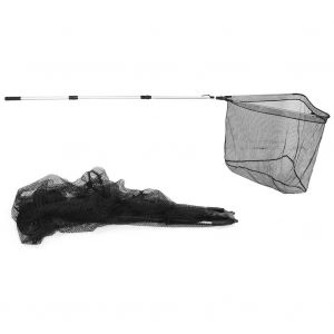Accessoire De Peche Pliable En Alliage D'aluminium Avec Poignee Pour Epuisette - Neuf