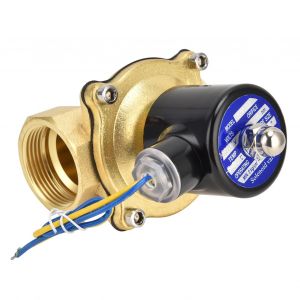 XYONG Electrovanne normalement fermee 2W-320-32 1/4¡å, electrovanne electrique en laiton pour eau, air, huile, AC220 V - Neuf