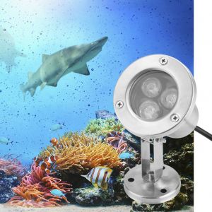 HJLIAN Projecteur LED sous-marin RVB vert pour fontaine d'exterieur 6 W - Neuf