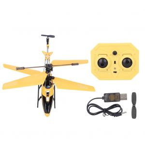 Helicoptere radiocommande de qualite avec gyroscope, cadeau pour enfants (jaune) - Neuf