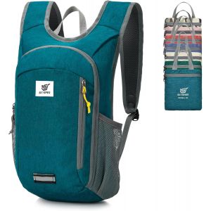 KALANKA-Sac à Dos Pliable Ultraléger 10L, Étanche Sac à dos de Voyage Sac à dos de Randonnée pour la Randonnée les Voyages en Ville Homme Femme - Neuf