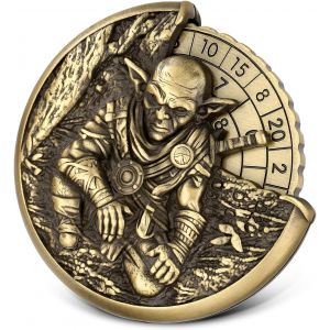 Eryi-Gobelin Roulette Dés Spinner, 7-En-1 Métallique Spinner De Dés Dnd, Gobelin Gyroscope Du Bout Des Doigts, Cadeaux D&d Avec Sacs Cadeaux Logo Dragon, Jeu De Rôle, Accessoires De Jeu De Société, B - Neuf