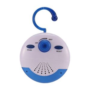 Radio de douche étanche,mini radio FM portable haut-parleur intégré pour salle de bain,cuisine,navigation de plaisance,hiki - Neuf