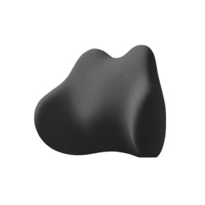 Oreiller de soutien lombaire en mousse &agrave; m&eacute;moire de forme pour dormeurs lat&eacute;raux - Noir, housse amovible, id&eacute;al pour la maison et le bureau - Neuf