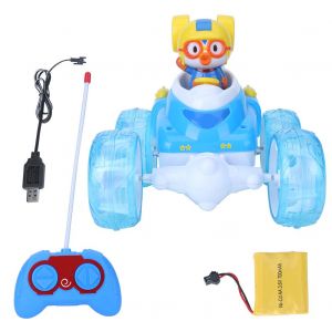 Jouet pour garcon, voiture de cascade telecommandee et rechargeable, jolie voiture de dessin anime - Neuf