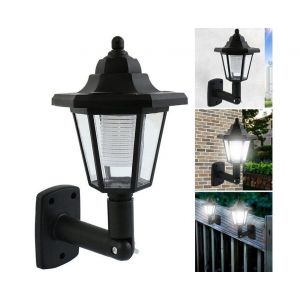 Applique Murale Hexagonale &Agrave; Led Solaire Pour Jardin Et All&eacute;e - Neuf