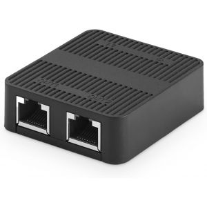 R&eacute;partiteur r&eacute;seau 1 &agrave; 2 Gigabits,commutateur Ethernet Gigabit 3 ports,alimentation de type C,mini Plug and Play - Neuf