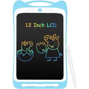 Tablette Graphique Lcd Colorée 12 Pouces Pour Enfants (Bleue), Ardoise Électronique, Tablette Graphique Numérique Avec Bouton De Verrouillage, Cadeau D'anniversaire Pour Enfants - Neuf