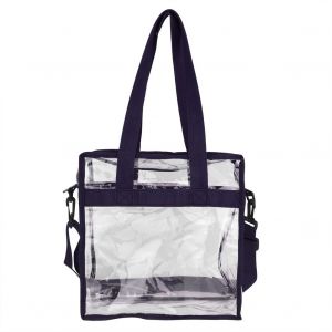 HJLIAN Trousse de toilette transparente en PVC, trousse de maquillage de voyage, sac divers (bleu fonce) - Neuf