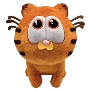 Nouveaux Jouets En Peluche Chat Ray&eacute; Jaune, Oreiller En Peluche, Jouets De Poup&eacute;e Doux, Jouets D'animaux En Peluche Pour Cadeau D'anniversaire - Neuf