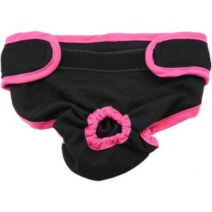 Culotte Hygiénique Pour Chien, Taille 30-35 Cm, Noire, Douce Et Confortable, Pour Chiots - Neuf