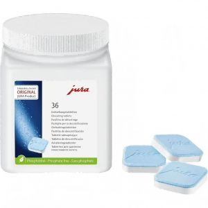Pastilles de d&eacute;tartrage Jura, d&eacute;tartrage profond et efficace, Protection durable pour Machines &agrave; caf&eacute;, Formulation &eacute;cologique sans phosphore (36 pastilles) - Neuf