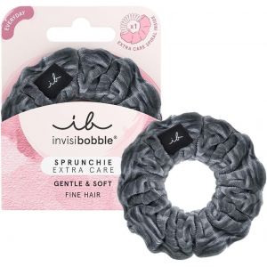 Kal-Chouchou Cheveux Gris Extra Care Sprunchie X1 - Chouchou Cheveux Femme - Chouchou Fille Avec Un Elastique Spirale À L'interieur - Forte Tenue - Neuf