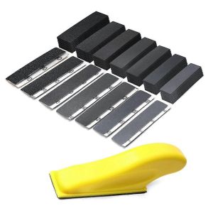 71Pcs Kit de ponceuse Papier de verre sec humide pour bricolage artisanat bois métal polissage - Neuf
