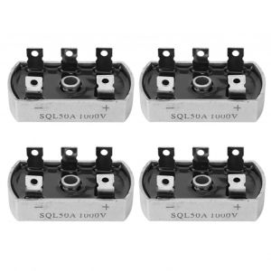 4 Pcs Pont Redresseur SQL50A 1000V 3-Phase Basse Fréquence Pont Pack - Neuf
