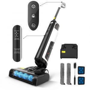 Aspirateur Laveur Balai Sans Fil Nettoyage Sec Humide Aspiration Laveuse De Sol 3 en 1 - Neuf