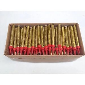 Fontaines lumineuses - EQUILIBRE ET AVENTURE - Lot de 100 - Dur&eacute;e 1 minute - Longueur 12 cm - Or - Neuf