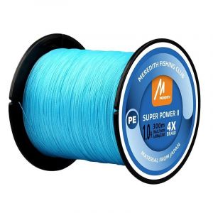Meredith 300 M/330 Yard 4 Tresses P&ecirc;che Pe Lignes 15-80lb Hiver Mer Corde Fil Multifilament Pour Carpe Fil De P&ecirc;che.Blue.300m 10lb - Neuf