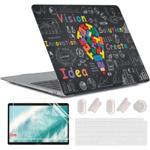 Coque Compatible avec MacBook Air 13 Pouces M1 A2337 A2179 A1932, [UV Printing] Plastique Case Rigide &Eacute;tui Housse de Protection pour 2020 2019 2018 Air 13,3 Retina avec Touch ID, Bulb G3 - Neuf