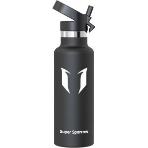 Gourde Isotherme - Bouteille Isotherme - 350ml, 500ml, 750ml, 1l- Gourde Sport Étanche Avec Couvercle À Paille - Gourde Enfant Sans Bpa, Pour Bureau, Maison - Neuf