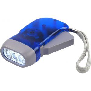 Presse à main Torche de Jardin - Articles - 3 Led Dynamo Lampe de poche pour le Camping, la Randonnée, l'Automne et de Survie - Pas besoin de Piles, Eco-Friendly et Rechargeable - Neuf
