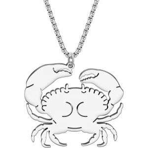 Kal-Collier De Tortue De Mer En Acier Inoxydable Meduse Collier De Crabe Dauphin Requin Pour Femmes Filles Cadeaux Et Bijoux De Collier D&eacute;licats. - Neuf